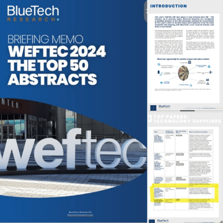 Tomorrow Water’s Mainstream AMX Paper Selected as Top 10 Innovation at WEFTEC&nbsp;2024